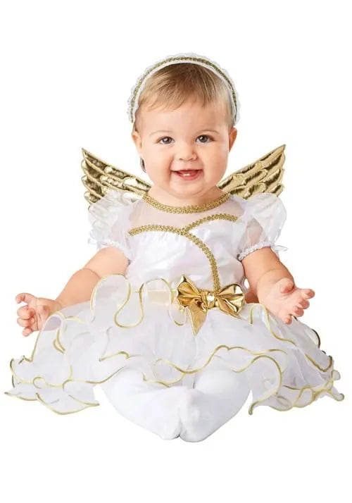 Infant Girl's Golden Angel Costume