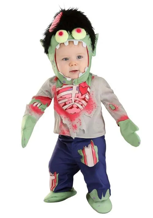 Boy's Infant Goofy Zombie Costume Main image