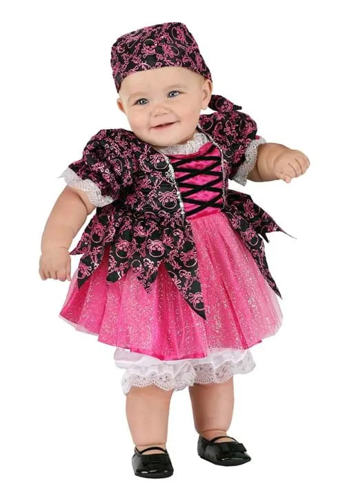 Girl's Precious Pink Pirate Infant Costume