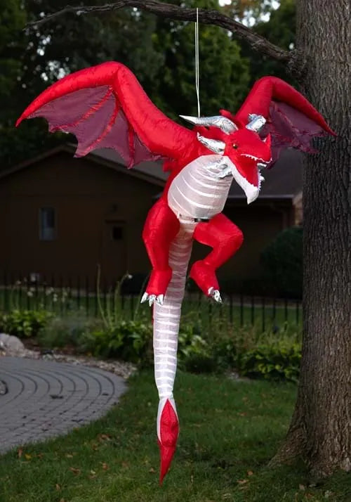 5FT Inflatable Flying Red Dragon Decoration Main image