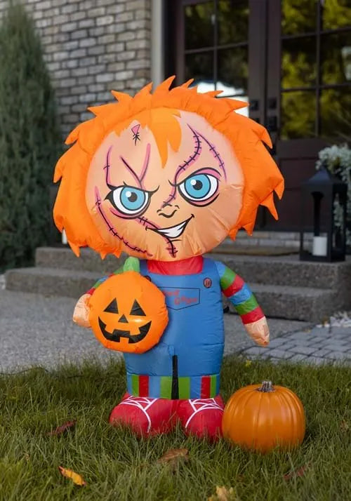 2.5 FT Inflatable Child's Play Chucky Decoration Main image