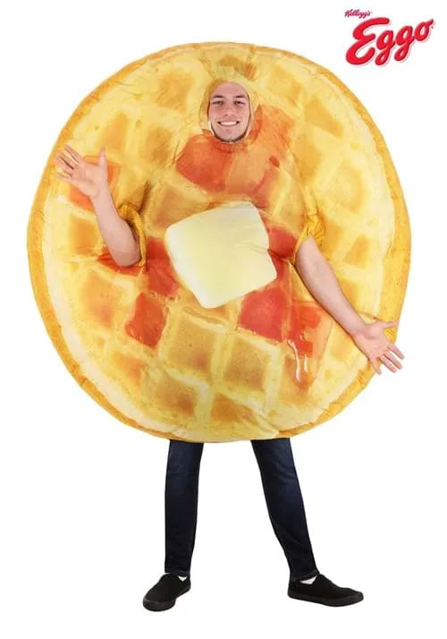 Adult Inflatable Eggo Waffle Costume Main image