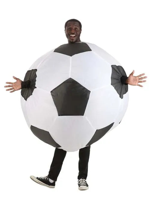 Adult Inflatable Soccer Ball Costume Main image