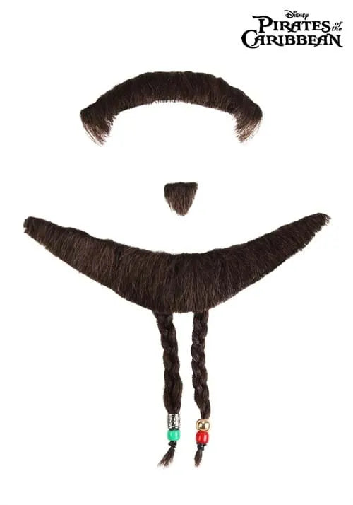Disney Jack Sparrow Mustache and Goatee Costume Accessory