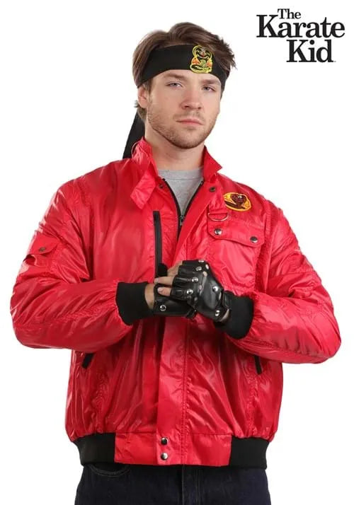 Adult Karate Kid Red Cobra Kai Costume Jacket Main image