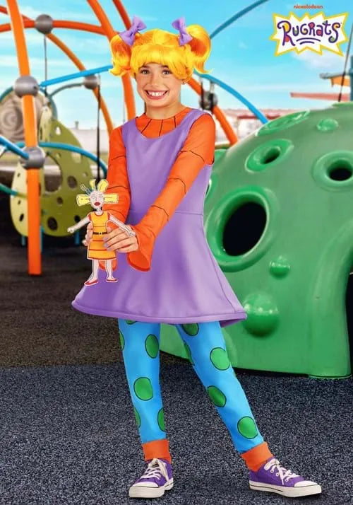 Girl's Nickelodeon Rugrats Angelica Costume