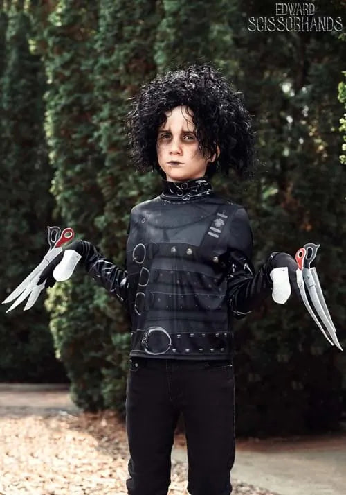 Boy's Edward Scissorhands Costume Main image