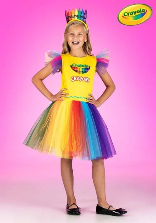 Girl's Crayon Box Costume Dress