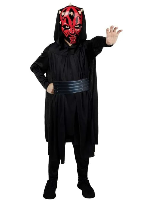 Boy's Deluxe Darth Maul Star Wars Costume Main image