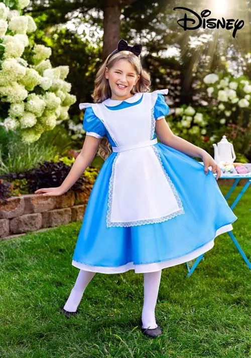 Deluxe Disney Girl's Alice Costume