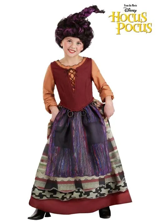 Deluxe Disney Hocus Pocus Mary Sanderson Girl's Costume