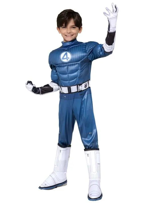 Boy's Deluxe Fantastic 4 Mr. Fantastic Costume