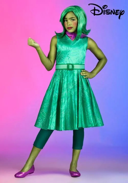 Girl's Disney and Pixar Inside Out Disgust Costume