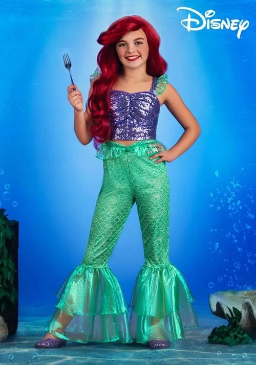Girl's Disney Ariel Costume Outfit