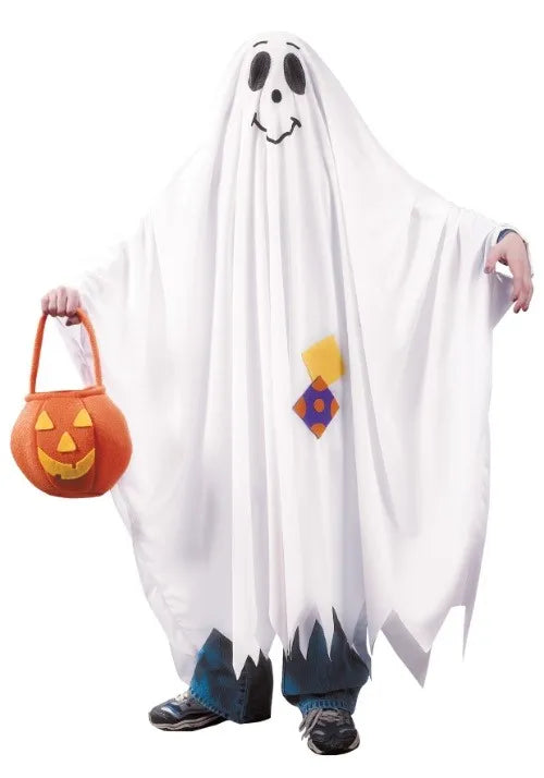 Friendly Trick or Treat Ghost Costume for Kids