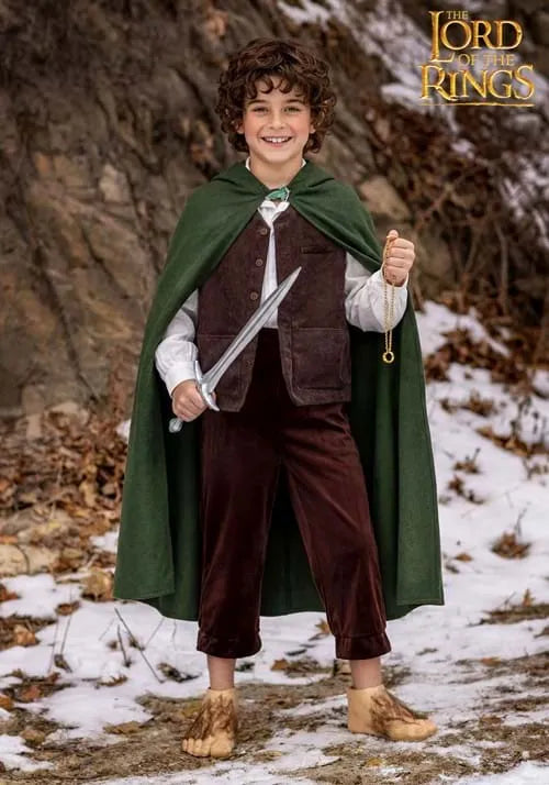 Boy's Frodo Lord of the Rings Costume Main image