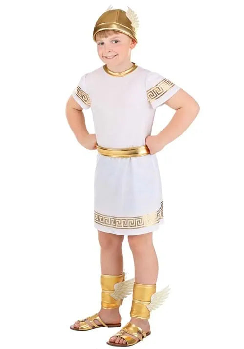 Boy's Hermes Costume Main image