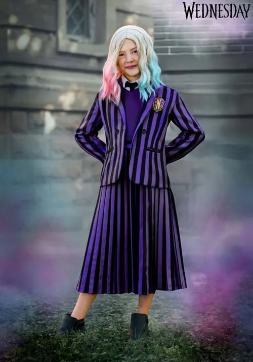 Girl's Deluxe Nevermore Academy Enid Sinclair Wednesday Costume