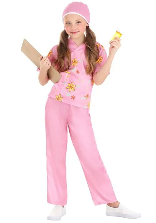 Girl's Nice Pink Nurse Costume