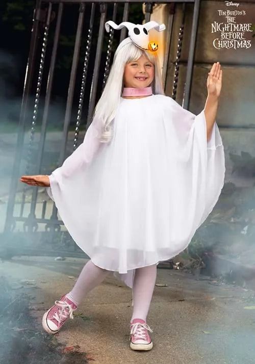 Girl's Disney Nightmare Before Christmas Zero Costume