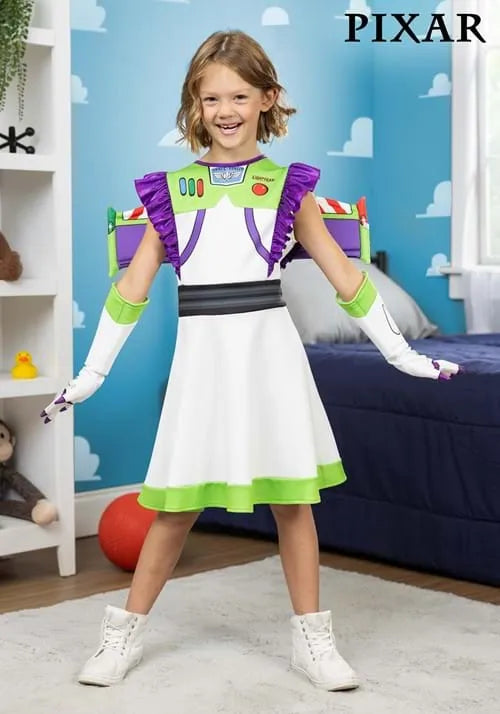 Girl's Pixar Toy Story Buzz Lightyear Costume Dress