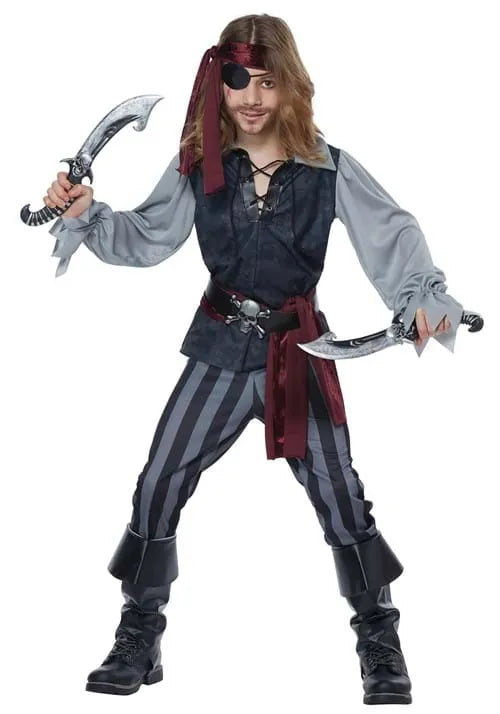 Boy's Sea Scoundrel Pirate Costume Main image