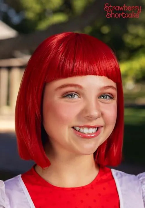 Girl's Strawberry Shortcake Costume Wig