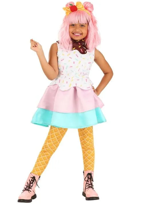 Girl's Sweet Treat Ice Cream Costume