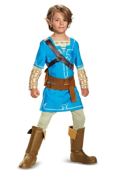 Boy's Legend of Zelda Breath of the Wild Dleuxe Link Costume Main image
