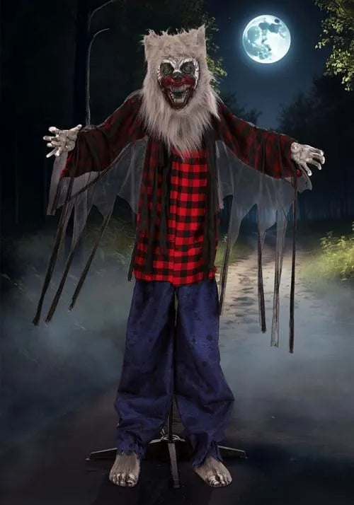 5FT Lycan Lucian Animatronic Werewolf Decoration - Scream Saver Main image