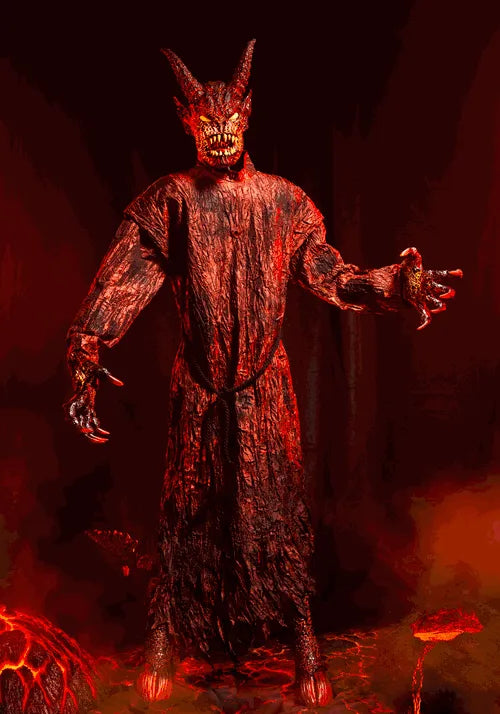 7.25FT Magmoor the Lava Demon Animated Halloween Decoration Main image