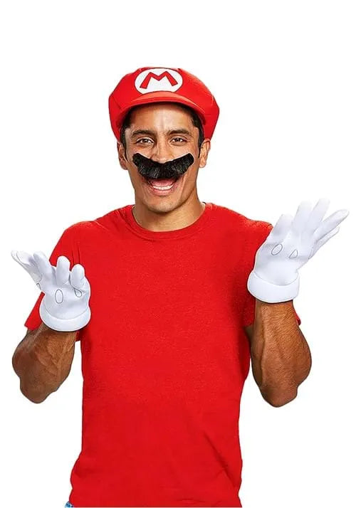 Adult Mario Costume Accessory Kit Main image