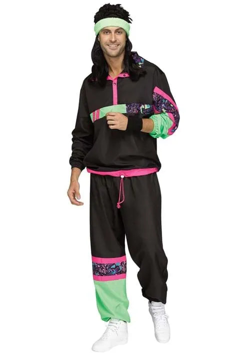 80's Track Suit Costume for Men Main image