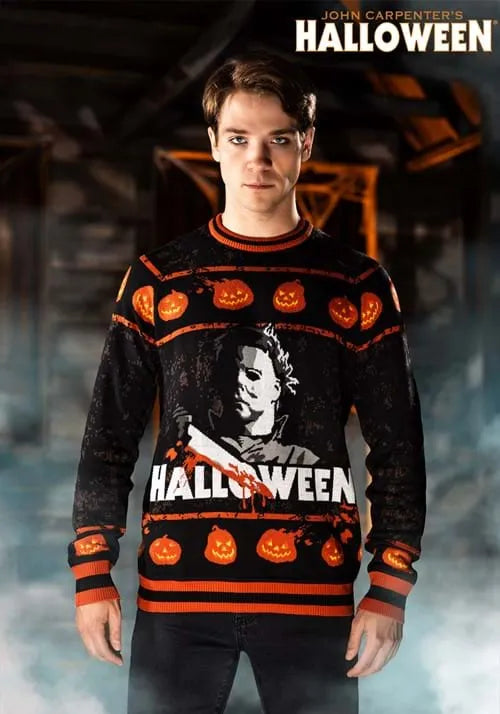 Halloween Michael Myers Sweater for Adults