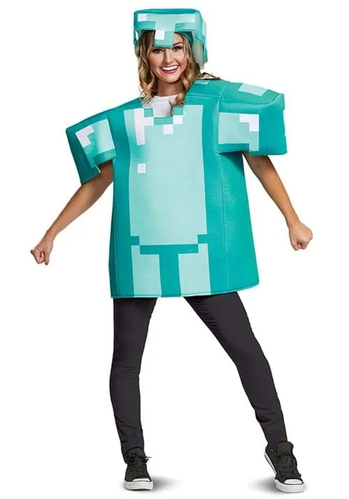 Adult Minecraft Armor Costume Main image