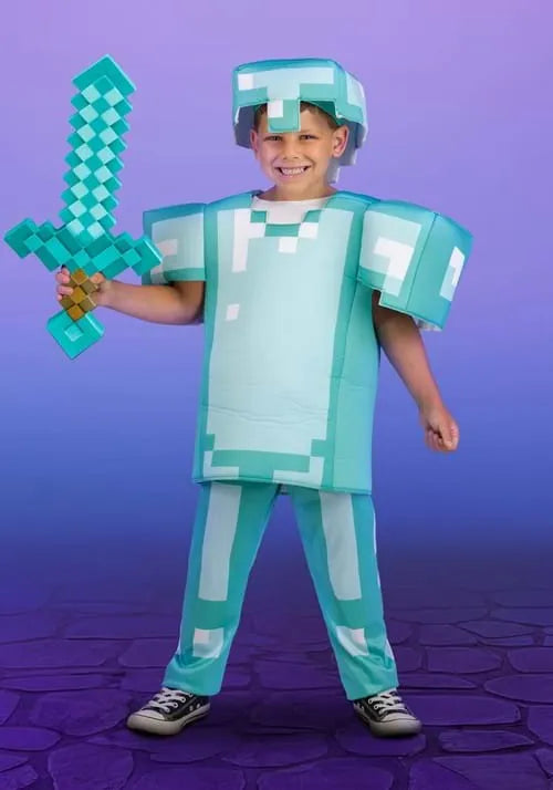 Deluxe Minecraft Armor Kid's Costume