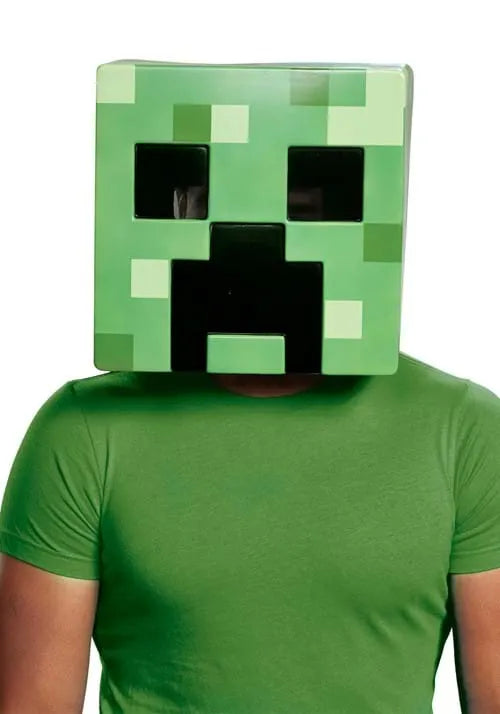 Adult Minecraft Creeper Mask