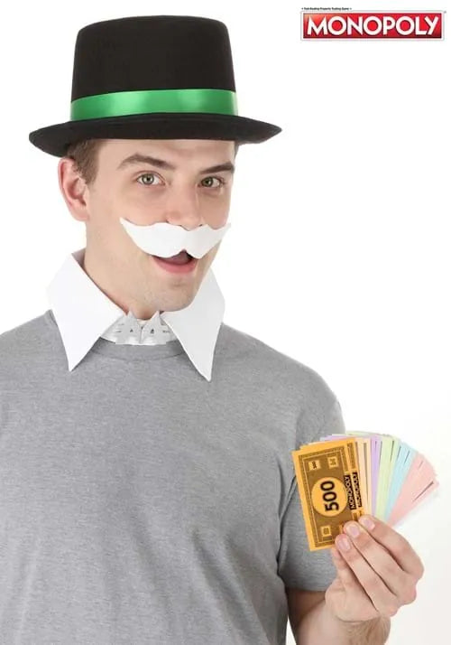 Adult Monopoly Man Costume Accessory Kit Main image