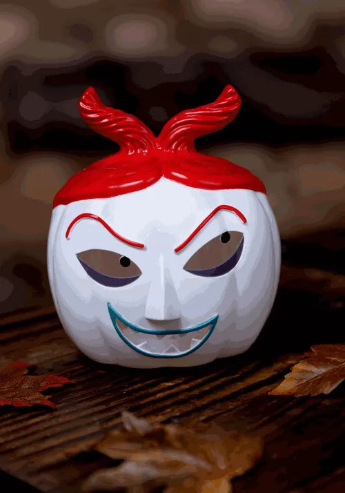 6-Inch Nightmare Before Christmas Lock Light Up Pumpkin Decoration Main image