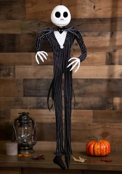 30-Inch Nightmare Before Christmas Hanging Poseable Jack Skellington Decoration