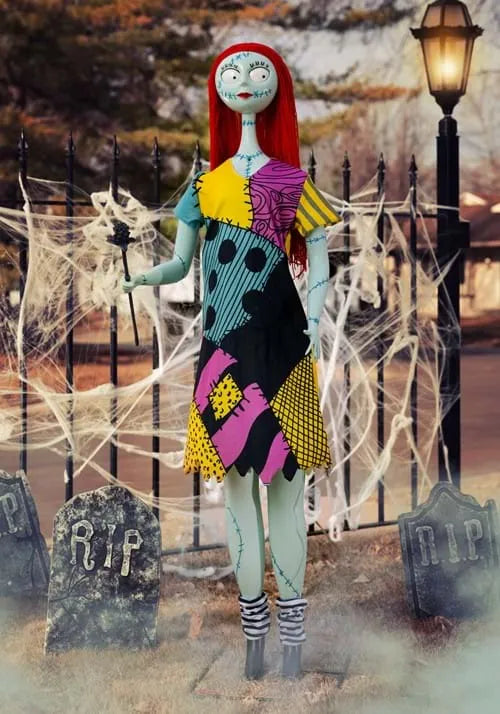5.8FT Nightmare Before Christmas Sally Animatronic Prop Main image