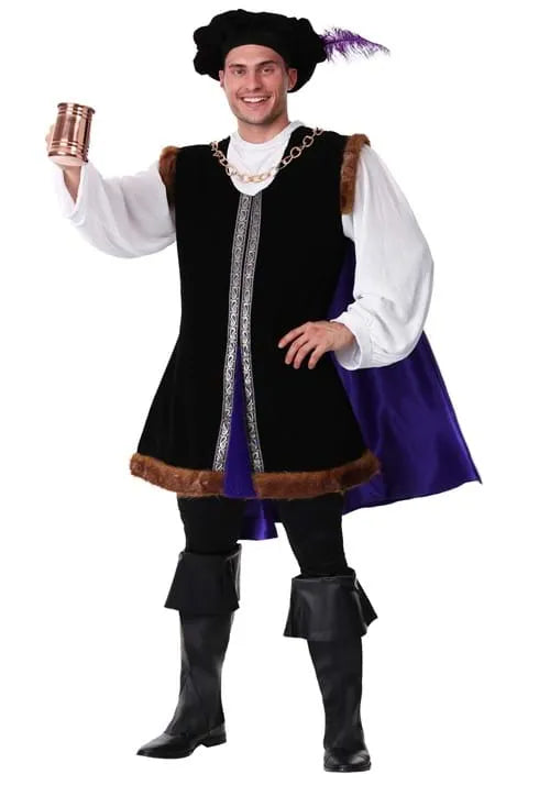 Adult Noble Renaissance Man Costume Main image
