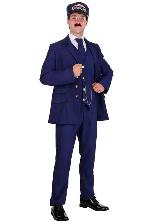 Adult North Pole Train Conductor Costume Main image