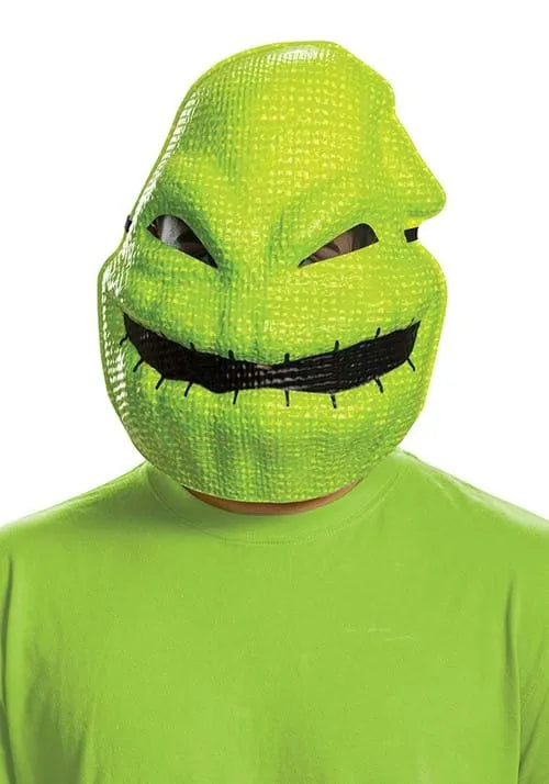 Adult Oogie Boogie Green Vacuform Costume Mask