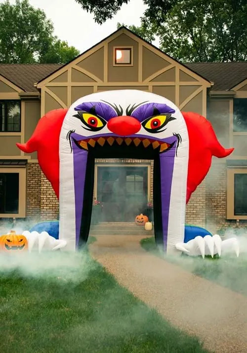 9.5FT Evil Clown Inflatable Archway Decoration Main image