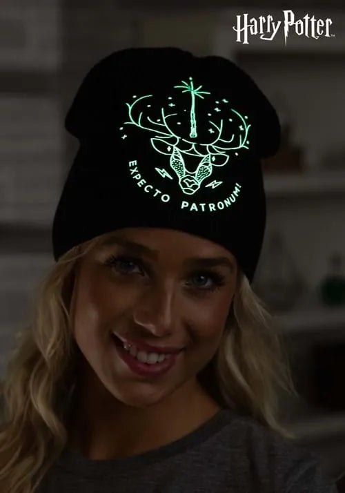 Glow Patronus Knit Beanie