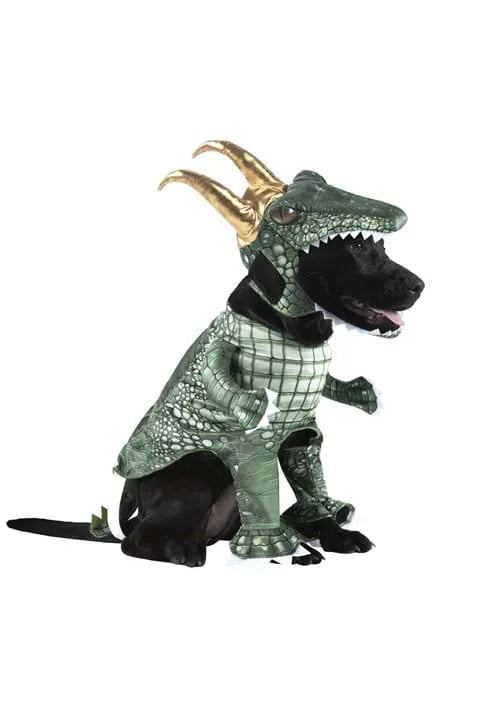 Alligator Variant Loki Pet Dog Costume Main image