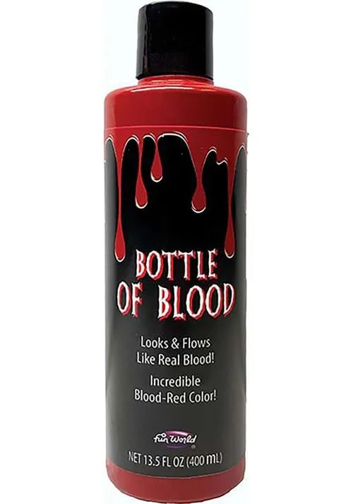 13.5 Fl Oz Vampire Costume Blood Bottle Main image