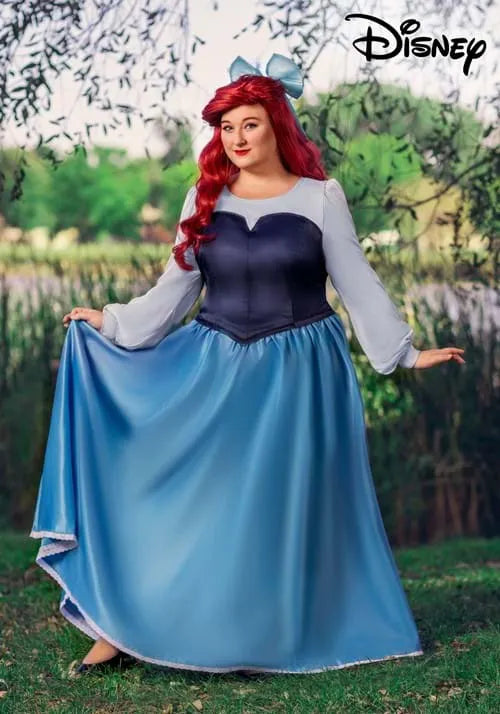 Disney Plus Size Little Mermaid Womens Ariel Costume Dress