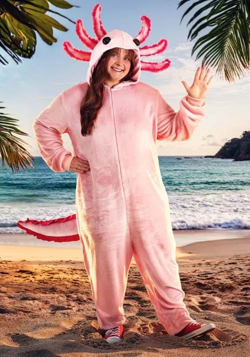 Adult Plus Size Axolotl Costume